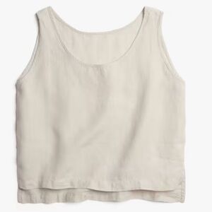 Parachute Linen Tank - Bone